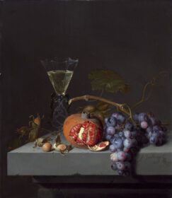 نقاشی کلاسیک زندگی بی جان با میوه 1675