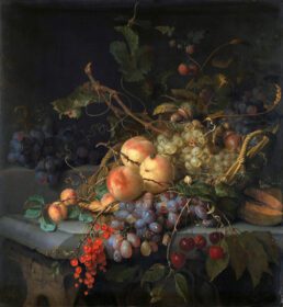 نقاشی کلاسیک زندگی بی جان با میوه ج. 1670 c