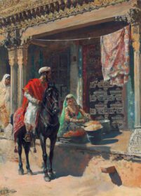نقاشی کلاسیک فروشنده خیابانی، احمدآباد