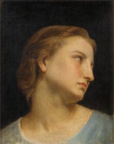 نقاشی کلاسیک مطالعه سر یک زن Philomèle Et Progné