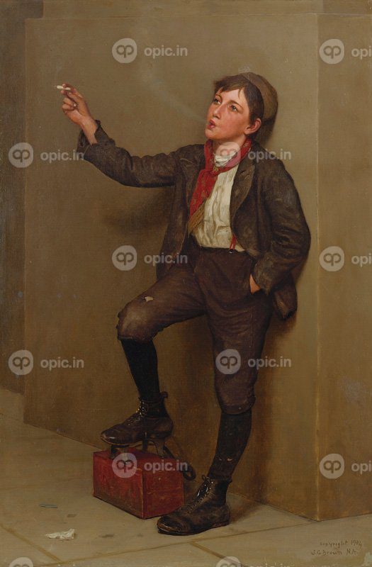 نقاشی کلاسیک Take A Break 1904
