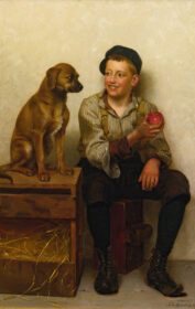 نقاشی کلاسیک Teasing The Pup