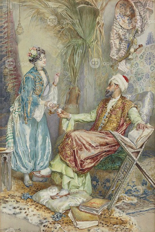 نقاشی کلاسیک Teatime