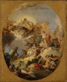 نقاشی کلاسیک آپوتئوز سلطنت اسپانیا در دهه 1760