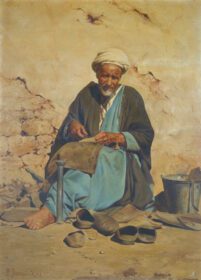 نقاشی کلاسیک پینه دوز عرب 1891