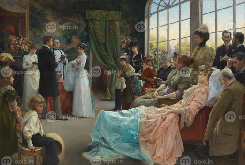 نقاشی کلاسیک The Baptism 1892