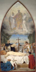 نقاشی کلاسیک مرگ سنت لوئیس 1884