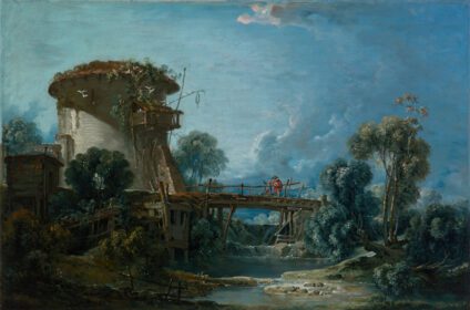 نقاشی کلاسیک The Dovecote 1758