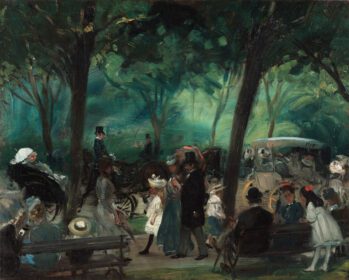 نقاشی کلاسیک The Drive, Central Park c