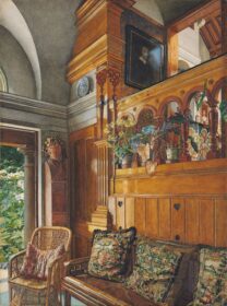 نقاشی کلاسیک The Garden Studio 1886 87