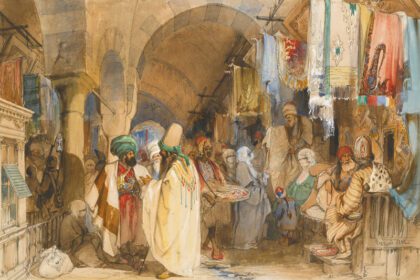 نقاشی کلاسیک بازار بزرگ، قسطنطنیه 1852