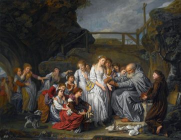 نقاشی کلاسیک The Hermit 1799