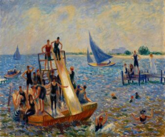 نقاشی کلاسیک The Raft 1915