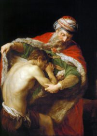 نقاشی کلاسیک بازگشت پسر ولگرد 1773