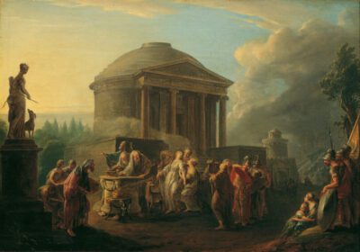 نقاشی کلاسیک قربانی ایفیگنیا 1790