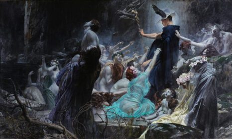 نقاشی کلاسیک The Souls At The Acheron 1898