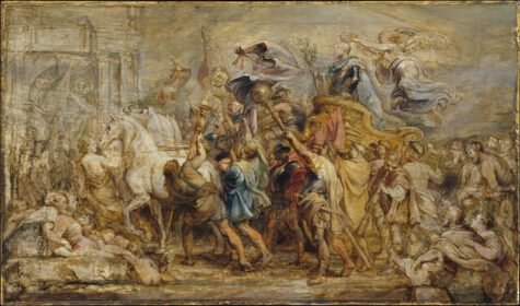 نقاشی کلاسیک پیروزی هنری چهارم حدودا