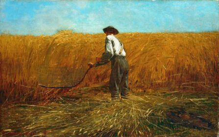 نقاشی کلاسیک The Veteran in a New Field 1865