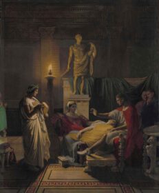 نقاشی کلاسیک Virgil Reading از Aeneid 1864