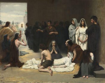 نقاشی کلاسیک در انتظار مسیح 1881
