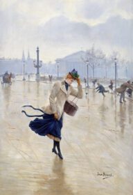 نقاشی کلاسیک روز بادی، Place De La Concorde c