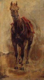 نقاشی کلاسیک Étude de cheval pour le portrait équestre du comte de