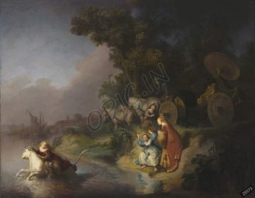 دانلود طرح تابلو آدم ربایی Europa Rembrandt van Rijn 1632