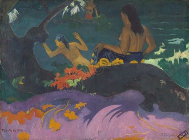 دانلود طرح تابلو fatata te miti by the Sea paul gauguin 1892