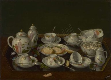 دانلود طرح تابلو چای زنده هنوز مجموعه ای ژین اتین لیوتارد