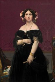 دانلود طرح تابلو madame moitessier jean auguste dominique ingres 1851