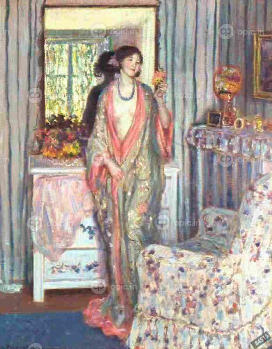 دانلود طرح تابلو لباس فریدریک c frieseke 1915