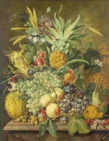 دانلود طرح تابلو زندگی هنوز هم با ژاکوبوس میوه linthorst 1808