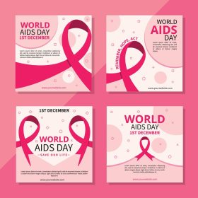 دانلود پست روز جهانی ایدز در شبکه های اجتماعی