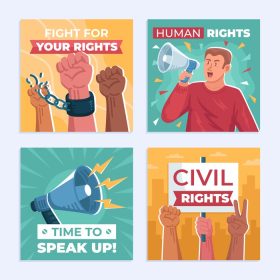 دانلود پست رسانه های اجتماعی حقوق مدنی