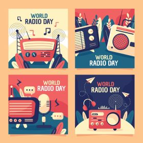 دانلود پست های روز جهانی رادیو در شبکه های اجتماعی