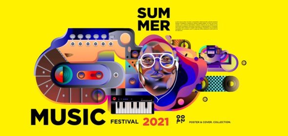 دانلود بنر جشنواره روز موسیقی تابستان