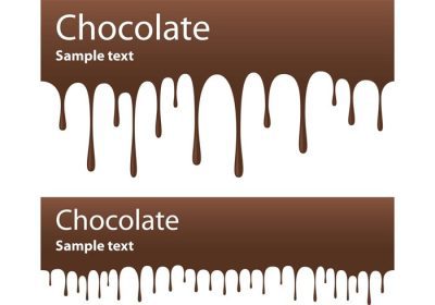 دانلود هدر خود را شیرین کنید با این وکتورهای بنر شکلاتی خامه ای که در دهان شما ذوب می شوند منظورم دسکتاپ یا کار چاپ شماست