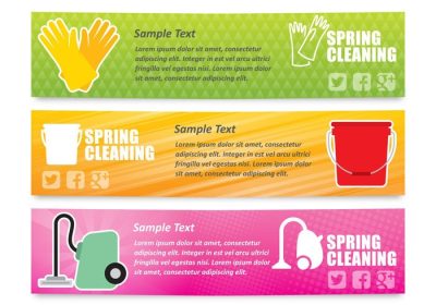 دانلود مجموعه بنرهای نظافت بهاره برای پروژه های نظافتی شما پیشنهادات انتشارات یا موضوعات نظافت بهاره در طرح های شما