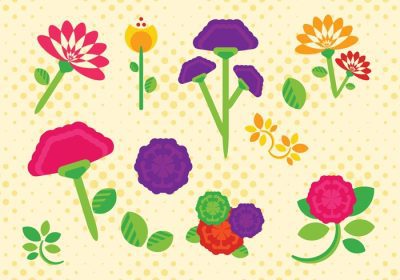 دانلود وکتور گل به سبک مسطح با الهام از میخک از آنها برای ایجاد الگوهای خود یا اضافه کردن استعداد به طرح های خود استفاده کنید