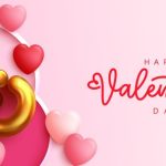 دانلود پس زمینه حاشیه با پاندا قرمز و گل های آبی