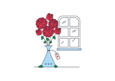 دانلود وکتور گل رز رایگان برای دانلود رایگان