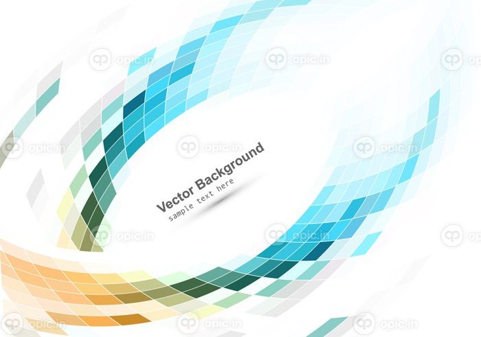 دانلود وکتور هدر شیک با الگوی موزاییک رنگارنگ وکتور eps