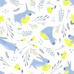 دانلود تصویر وکتور سر فیل در پس زمینه مشکی