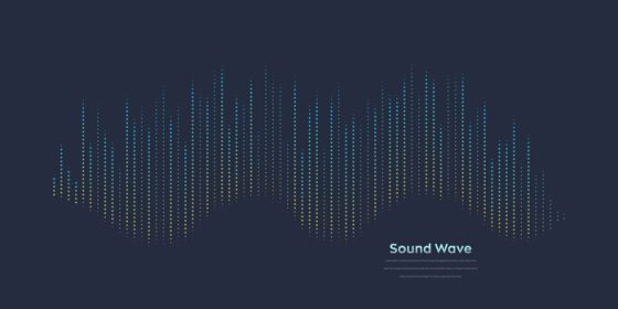 دانلود وکتور وکتور موج صوتی اکولایزر دیجیتال رنگارنگ انتزاعی