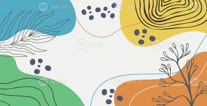 دانلود وکتور پس زمینه مستطیلی شیک انتزاعی با گل