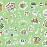 وکتور مجموعه آیتم های آرایش پنج لاک ناخن روشن وکتور