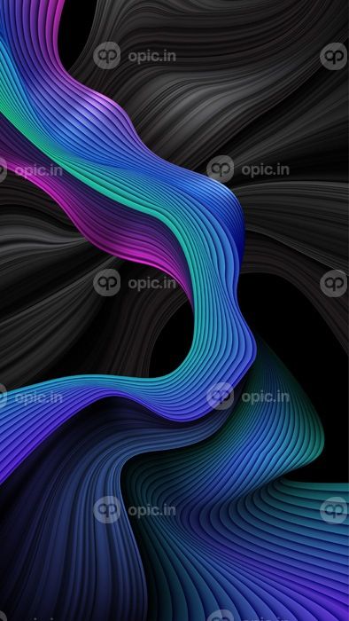 دانلود وکتور پس زمینه انتزاعی از خطوط مواج d در هنر وکتور به رنگ آبی و مشکی مناسب برای صفحه فرود صفحه تلفن همراه با رابط کاربری ux و والپیپر