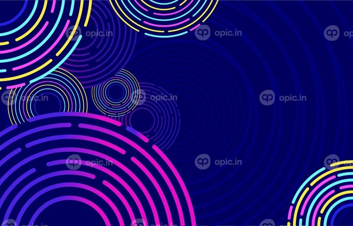 دانلود وکتور پس زمینه نئونی خط دایره ای بنفش تیره