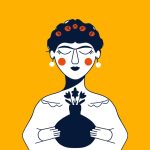دانلود وکتور طرح پترن روسری انتزاعی برای مد حجاب روسری حجاب