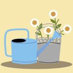 دانلود وکتور پترن گل بدون درز